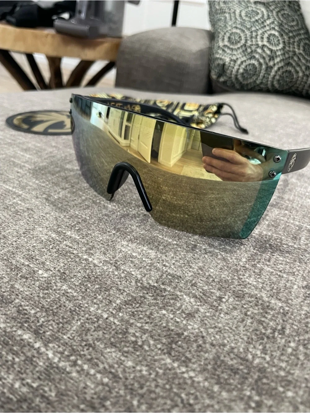 Heatwave Visual Lazer face Mirrored Sunglasses